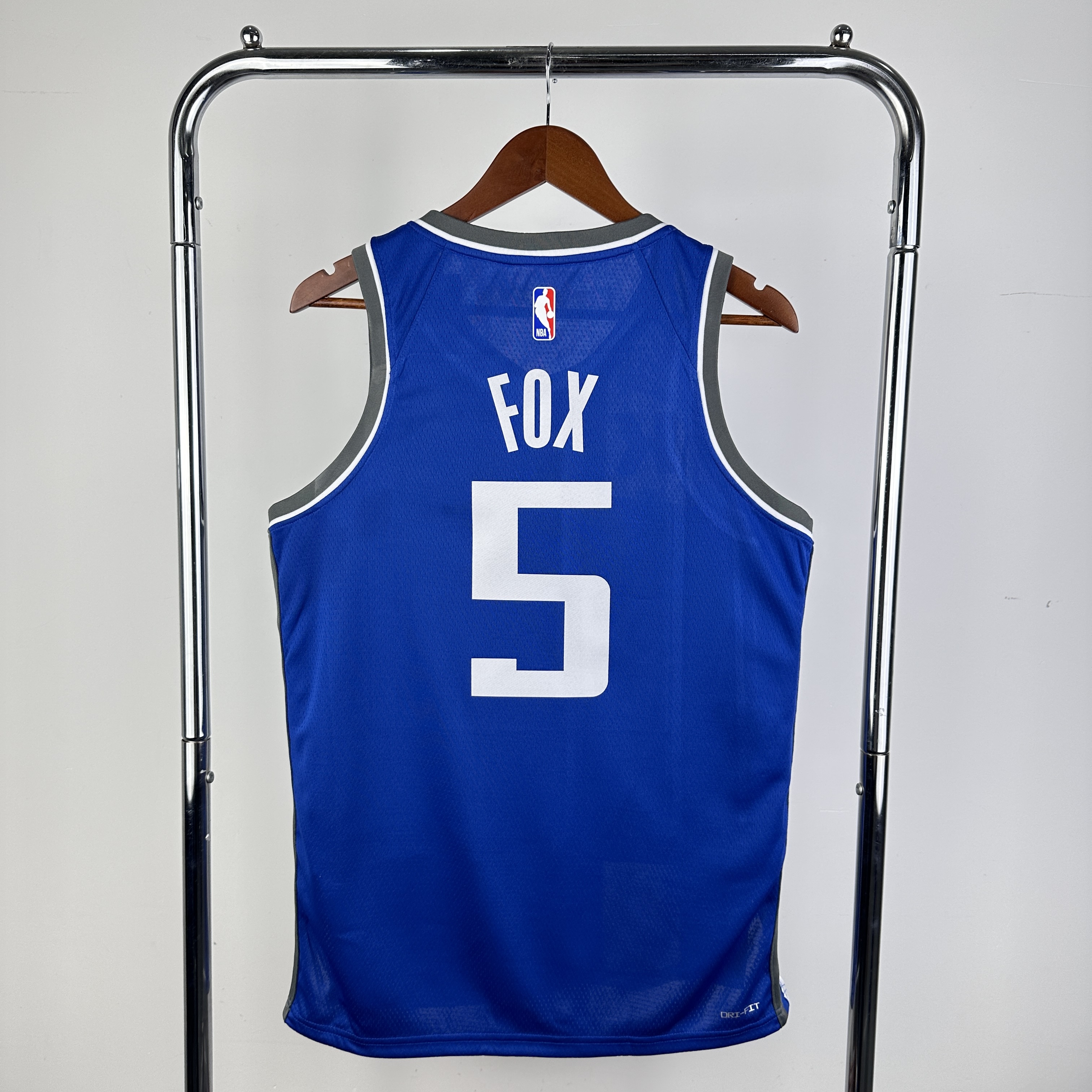 Men Sacramento Kings 5 Fox Blue City Edition Nike 2024 NBA Jersey